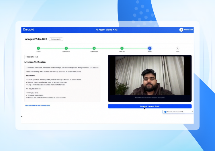 AI-Powered Video KYC Platform
